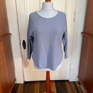 Sweater, size 1x, brand Grace. Soft, warm. Baby blue